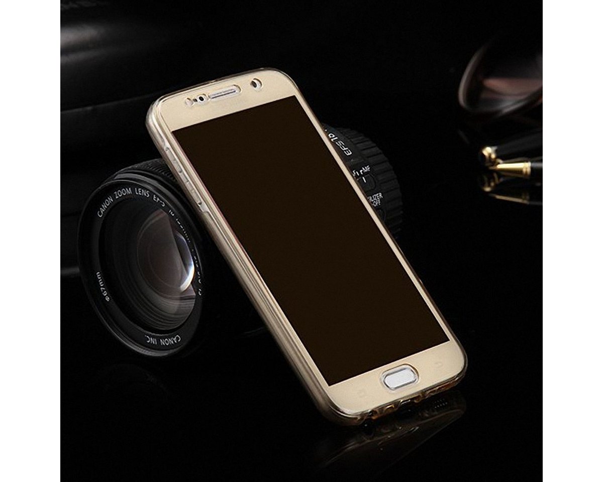 König Design Handyhülle Samsung Galaxy S8, Samsung Galaxy S8 Handyhülle Backcover Gold von König Design