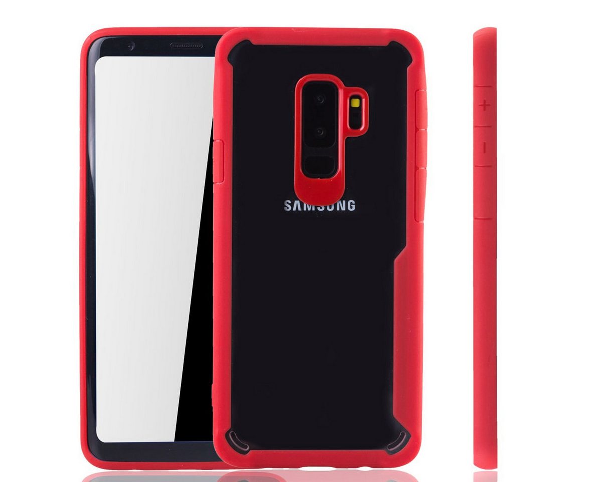 König Design Handyhülle Samsung Galaxy S9 Plus, Samsung Galaxy S9 Plus Handyhülle Backcover Rot von König Design
