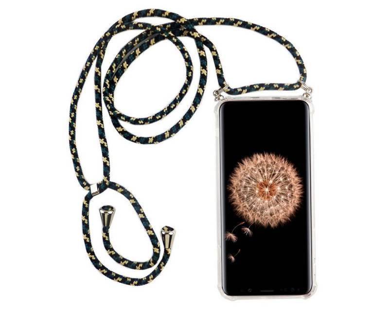 König Design Handyhülle Samsung Galaxy S9 Plus, Samsung Galaxy S9 Plus Handykette Handyhülle Umhängetasche Transparent von König Design
