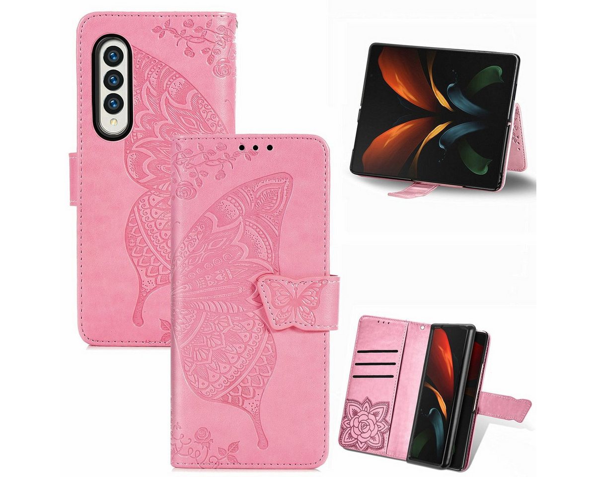 König Design Handyhülle Samsung Galaxy Z Fold3 5G, Schutzhülle Schutztasche Case Cover Etuis Wallet Klapptasche Bookstyle König Design Handyhülle Samsung Galaxy Z Fold3 5G, Schutzhülle Schutztasche Case Cover Etuis Wallet Klapptasche Bookstyle von König Design