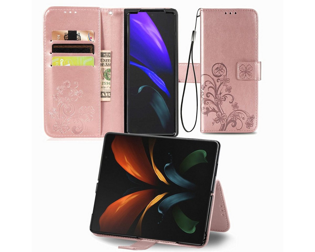 König Design Handyhülle Samsung Galaxy Z Fold3 5G, Schutzhülle Schutztasche Case Cover Etuis Wallet Klapptasche Bookstyle König Design Handyhülle Samsung Galaxy Z Fold3 5G, Schutzhülle Schutztasche Case Cover Etuis Wallet Klapptasche Bookstyle von König Design
