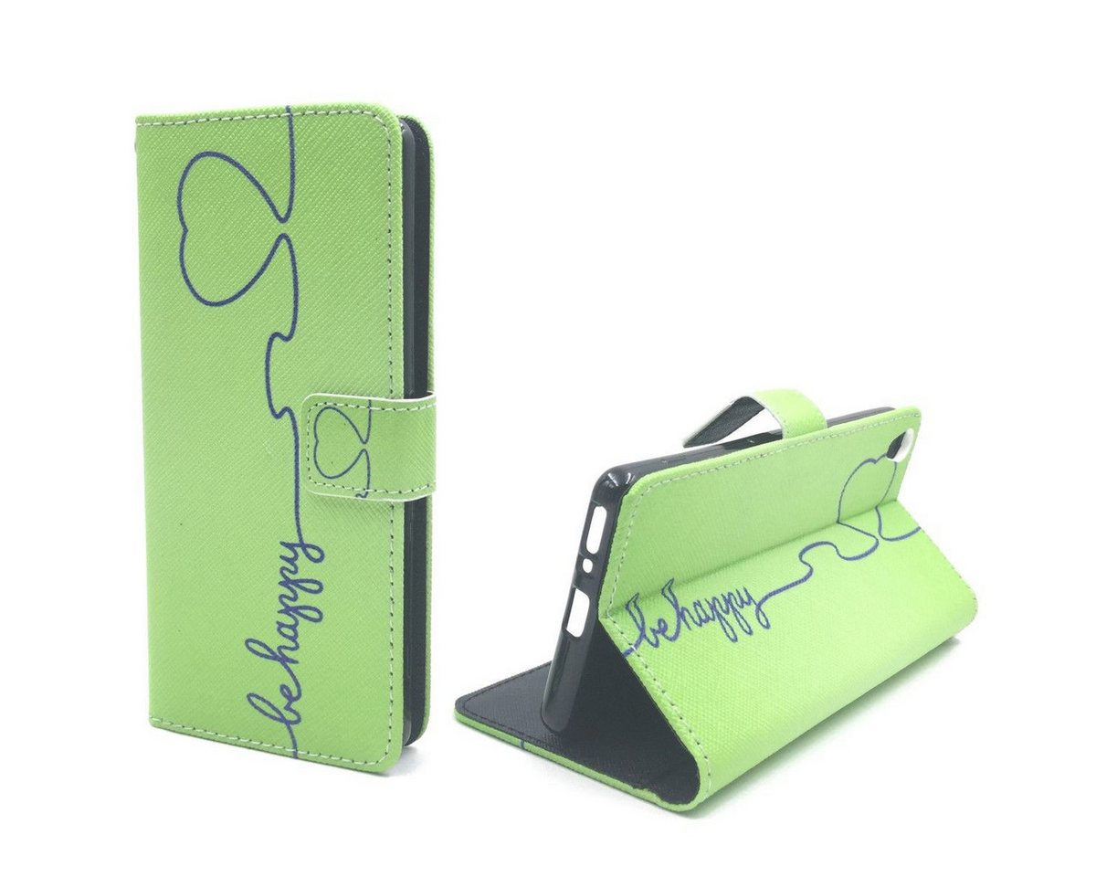 König Design Handyhülle Sony Xperia XA, Sony Xperia XA Handyhülle Bookcover Grün König Design Handyhülle Sony Xperia XA, Sony Xperia XA Handyhülle Bookcover Grün von König Design