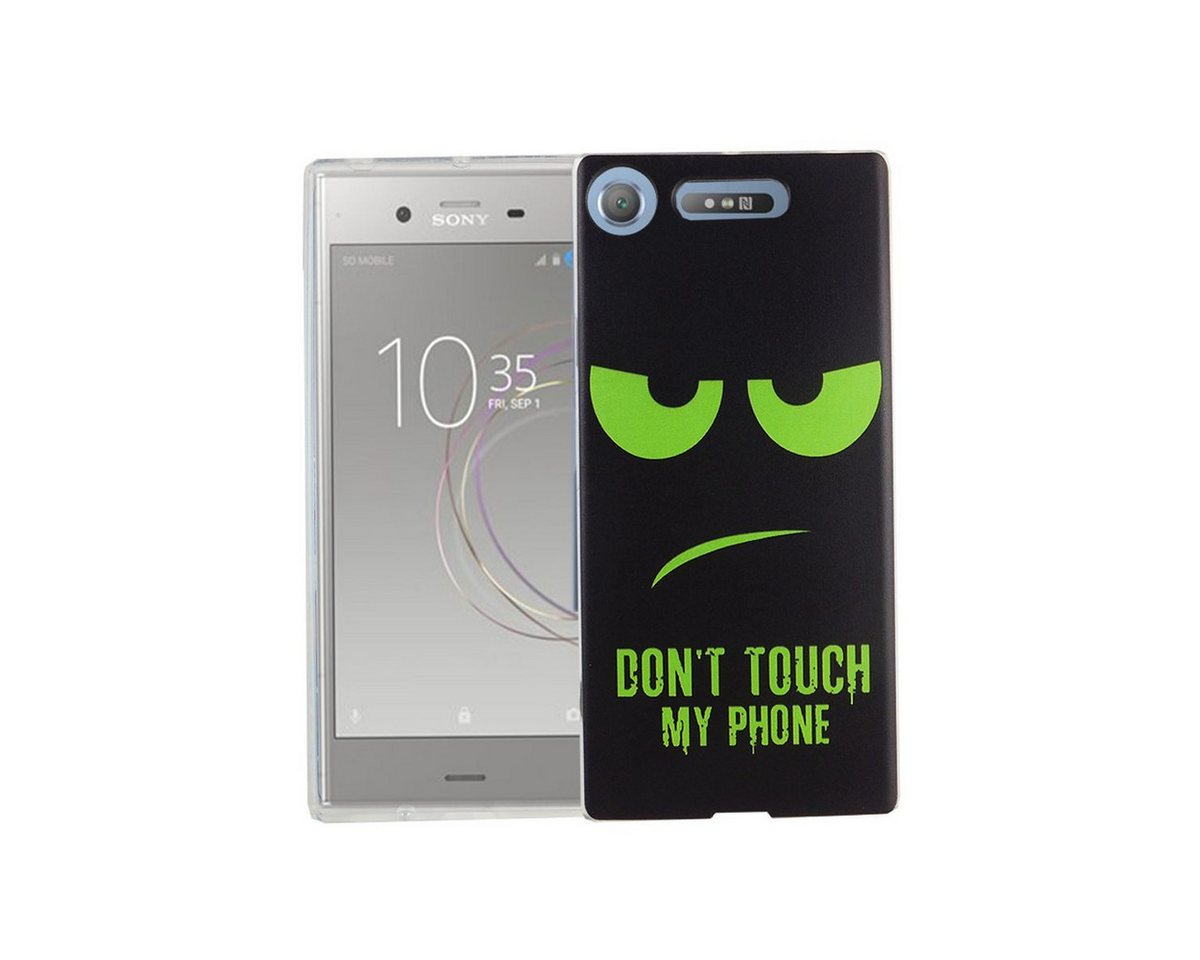 König Design Handyhülle Sony Xperia XZ1, Sony Xperia XZ1 Handyhülle Bumper Backcover Schwarz König Design Handyhülle Sony Xperia XZ1, Sony Xperia XZ1 Handyhülle Bumper Backcover Schwarz von König Design