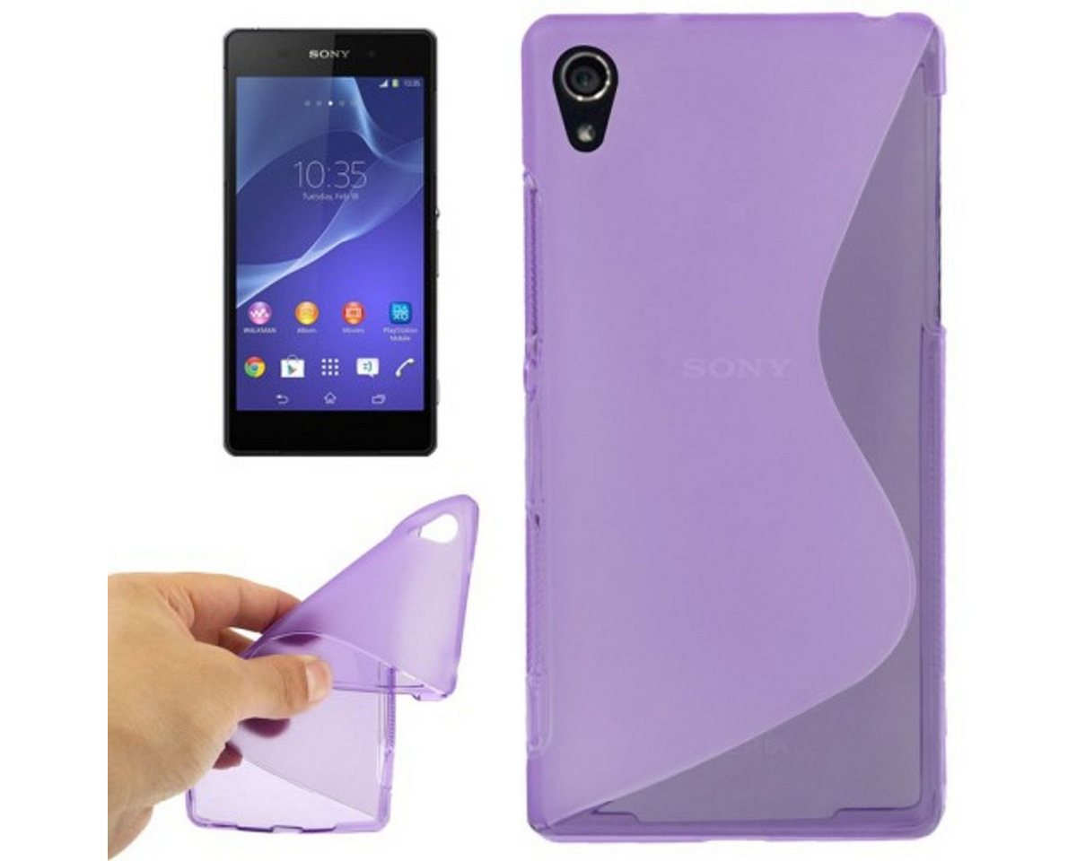 König Design Handyhülle Sony Xperia Z2, Sony Xperia Z2 Handyhülle Backcover Violett von König Design