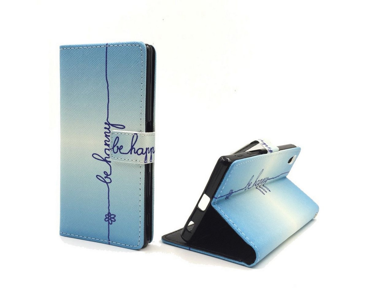 König Design Handyhülle Sony Xperia Z5, Sony Xperia Z5 Handyhülle Bookcover Blau König Design Handyhülle Sony Xperia Z5, Sony Xperia Z5 Handyhülle Bookcover Blau von König Design