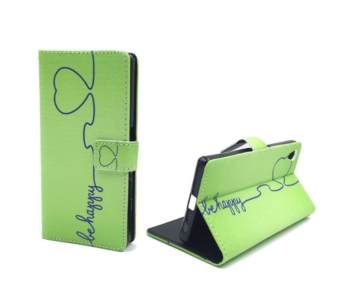 König Design Handyhülle Sony Xperia Z5, Sony Xperia Z5 Handyhülle Bookcover Grün König Design Handyhülle Sony Xperia Z5, Sony Xperia Z5 Handyhülle Bookcover Grün von König Design