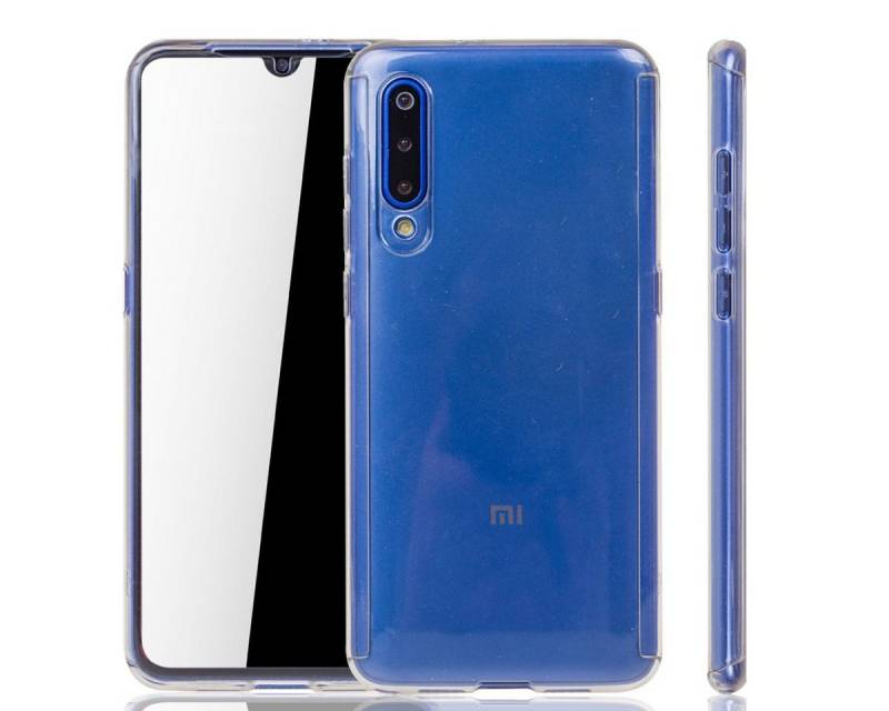 König Design Handyhülle Xiaomi Mi 9, Xiaomi Mi 9 Handyhülle 360 Grad Schutz Full Cover Transparent von König Design