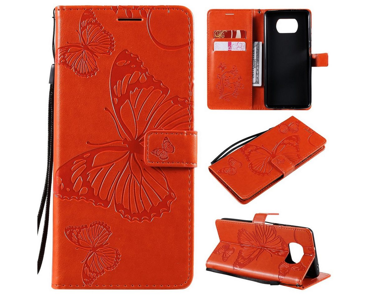 König Design Handyhülle Xiaomi Poco X3, Schutzhülle Schutztasche Case Cover Etuis Wallet Klapptasche Bookstyle von König Design