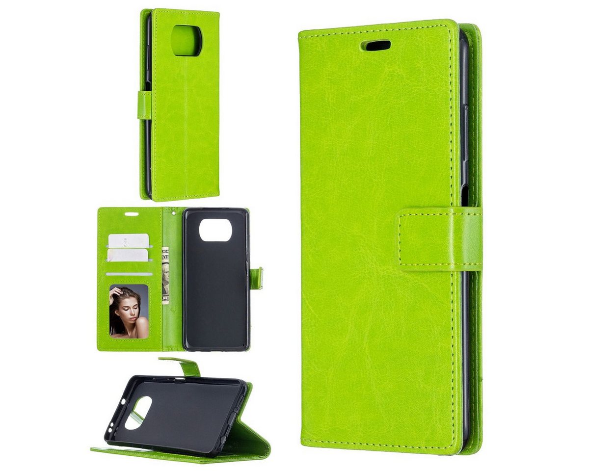 König Design Handyhülle Xiaomi Poco X3, Schutzhülle Schutztasche Case Cover Etuis Wallet Klapptasche Bookstyle von König Design