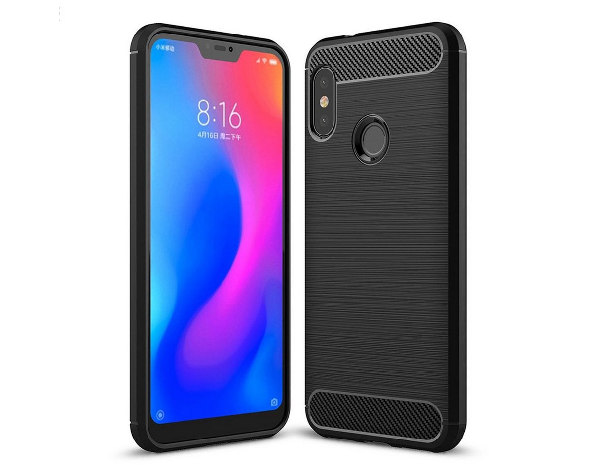 König Design Handyhülle Xiaomi Redmi 6 Pro, Xiaomi Redmi 6 Pro Handyhülle Carbon Optik Backcover Schwarz König Design Handyhülle Xiaomi Redmi 6 Pro, Xiaomi Redmi 6 Pro Handyhülle Carbon Optik Backcover Schwarz von König Design