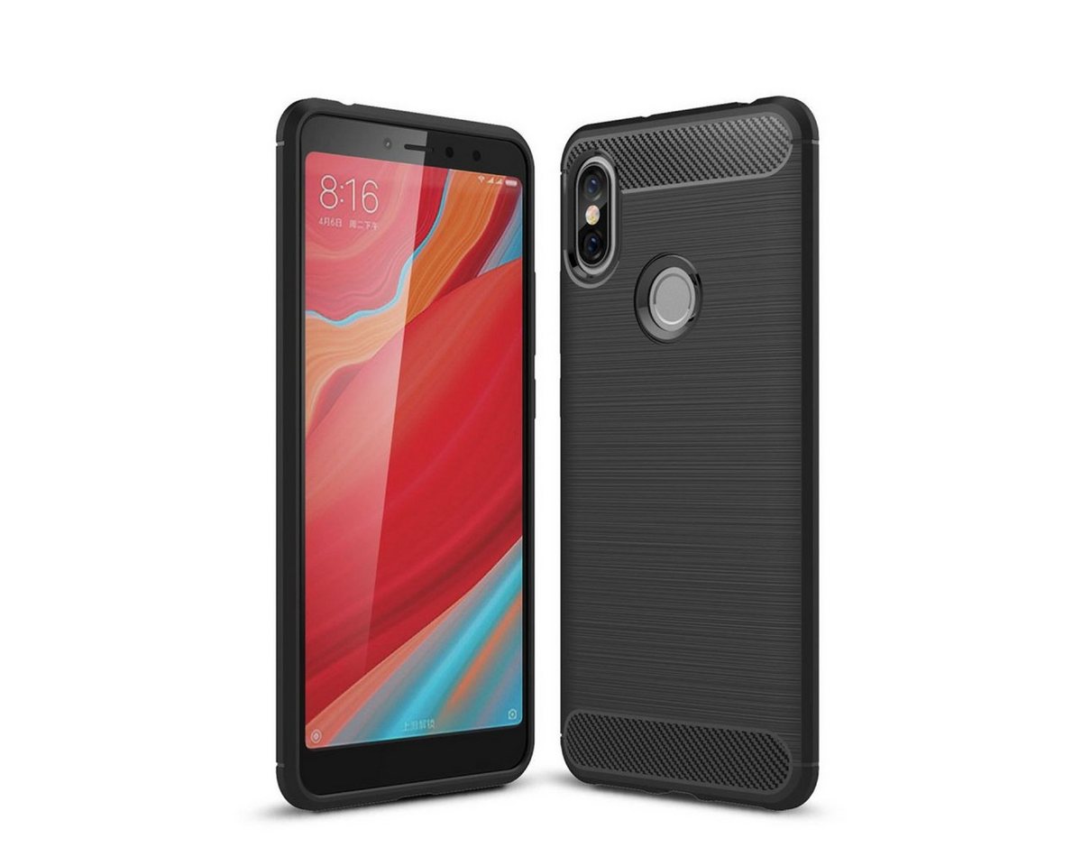 König Design Handyhülle Xiaomi Redmi S2 / Y2, Xiaomi Redmi S2 / Y2 Handyhülle Carbon Optik Backcover Schwarz König Design Handyhülle Xiaomi Redmi S2 / Y2, Xiaomi Redmi S2 / Y2 Handyhülle Carbon Optik Backcover Schwarz von König Design
