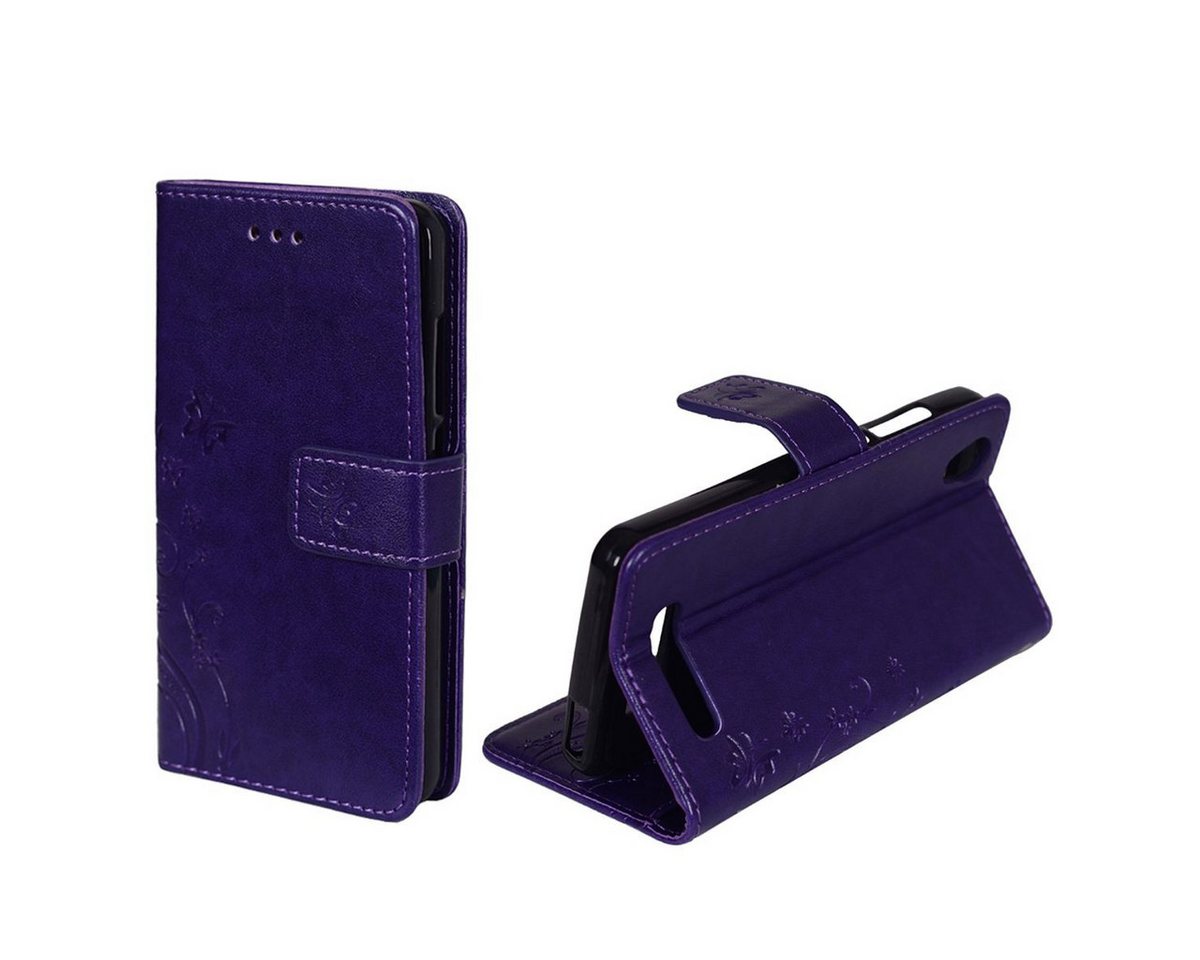 König Design Handyhülle ZTE Blade A452, ZTE Blade A452 Handyhülle Bookcover Violett König Design Handyhülle ZTE Blade A452, ZTE Blade A452 Handyhülle Bookcover Violett von König Design