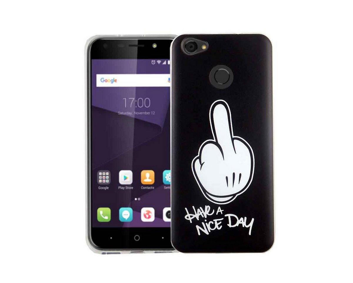 König Design Handyhülle ZTE Blade A6, ZTE Blade A6 Handyhülle Bumper Backcover Schwarz König Design Handyhülle ZTE Blade A6, ZTE Blade A6 Handyhülle Bumper Backcover Schwarz von König Design