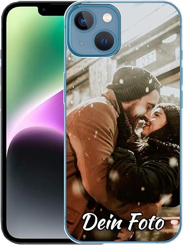 König Design Handyhülle für Apple iPhone 15 Plus mit Foto oder Bild selbst gestalten - Schutzhülle auch weichem TPU Silikon Gel Material von König Design