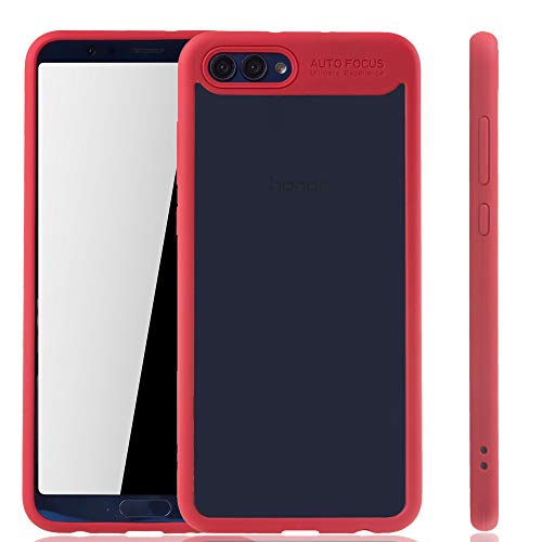 König Design Handyhülle geeignet für Huawei Honor View 10 | Perfektion | View-10-Schutz-Cover aus Silikon | Handycase-View-10 | Rot von König Design