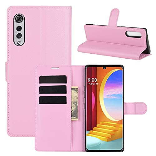 König Design Handyhülle kompatibel für LG Velvet Schutztasche Case Cover Klapptasche Rosa König Design Handyhülle kompatibel für LG Velvet Schutztasche Case Cover Klapptasche Rosa von König Design