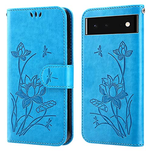 König Design Handyhülle kompatibel mit Google Pixel 7 Pro 5G Schutzhülle Case Cover Tasche Etuis Bumper Blau von König Design