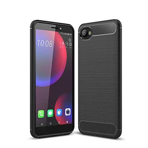 König Design Handyhülle kompatibel mit HTC Desire 12 Silikon Case Hülle Sturzsichere Back-Cover Handyhülle - Carbon - Schwarz König Design Handyhülle kompatibel mit HTC Desire 12 Silikon Case Hülle Sturzsichere Back-Cover Handyhülle - Carbon - Schwarz von König Design