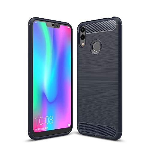 König Design Handyhülle kompatibel mit Huawei Honor 8C Silikon Case Hülle Sturzsichere Back-Cover Handyhülle - Carbon - Blau König Design Handyhülle kompatibel mit Huawei Honor 8C Silikon Case Hülle Sturzsichere Back-Cover Handyhülle - Carbon - Blau von König Design