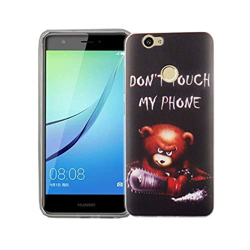 König Design Handyhülle kompatibel mit Huawei Nova Silikon Case Hülle Sturzsichere Back-Cover Handyhülle - Don't Touch My Phone Bär mit Kettensäge König Design Handyhülle kompatibel mit Huawei Nova Silikon Case Hülle Sturzsichere Back-Cover Handyhülle - Don't Touch My Phone Bär mit Kettensäge von König Design