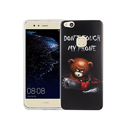 König Design Handyhülle kompatibel mit Huawei P10 Lite Silikon Case Hülle Sturzsichere Back-Cover Handyhülle - Don't Touch My Phone Bär mit Kettensäge König Design Handyhülle kompatibel mit Huawei P10 Lite Silikon Case Hülle Sturzsichere Back-Cover Handyhülle - Don't Touch My Phone Bär mit Kettensäge von König Design