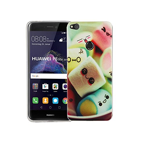 König Design Handyhülle kompatibel mit Huawei P8 Lite 2017 Silikon Case Hülle Sturzsichere Back-Cover Handyhülle - Marshmallows König Design Handyhülle kompatibel mit Huawei P8 Lite 2017 Silikon Case Hülle Sturzsichere Back-Cover Handyhülle - Marshmallows von König Design