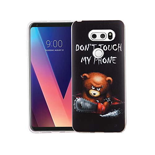 König Design Handyhülle kompatibel mit LG V30 Silikon Case Hülle Sturzsichere Back-Cover Handyhülle - Don't Touch My Phone Bär mit Kettensäge König Design Handyhülle kompatibel mit LG V30 Silikon Case Hülle Sturzsichere Back-Cover Handyhülle - Don't Touch My Phone Bär mit Kettensäge von König Design