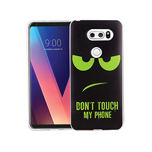 König Design Handyhülle kompatibel mit LG V30 Silikon Case Hülle Sturzsichere Back-Cover Handyhülle - Don't Touch My Phone Grün Schwarz König Design Handyhülle kompatibel mit LG V30 Silikon Case Hülle Sturzsichere Back-Cover Handyhülle - Don't Touch My Phone Grün Schwarz von König Design