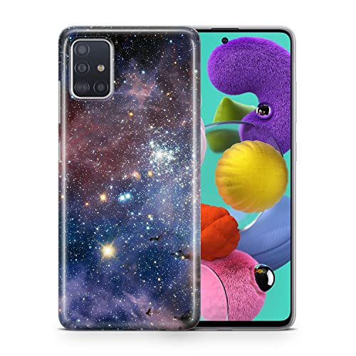 König Design Handyhülle kompatibel mit Samsung Galaxy S10 Silikon Case Hülle Sturzsichere Back-Cover Handyhülle Universum von König Design