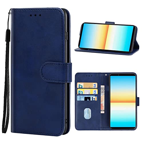 König Design Handyhülle kompatibel mit Sony Xperia 10 IV Schutzhülle Case Cover Kartenfach Blau König Design Handyhülle kompatibel mit Sony Xperia 10 IV Schutzhülle Case Cover Kartenfach Blau von König Design