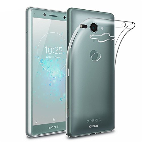 König Design Handyhülle kompatibel mit Sony Xperia XZ2 Compact Silikon Case Hülle Sturzsichere Back-Cover Handyhülle - Transparent von König Design