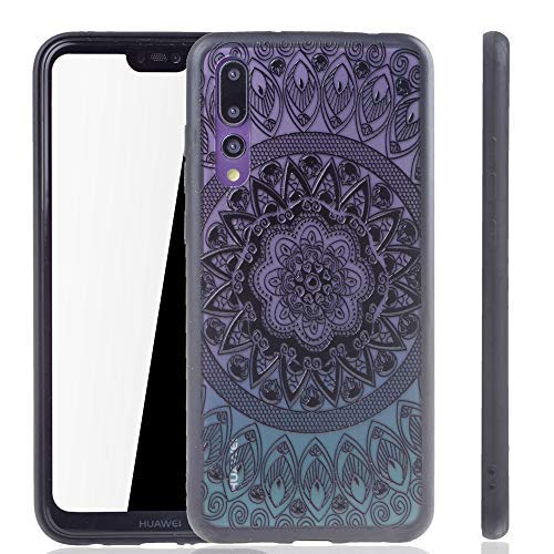 König Design Mandala Hülle geeignet für Huawei P20 Pro | Silikon Case Back-Cover Motiv Kreis von König Design