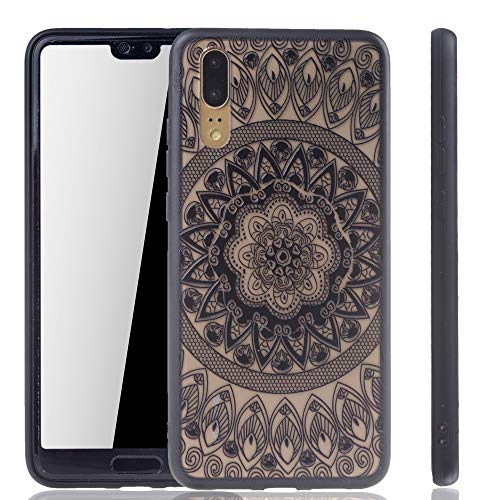 König Design Mandala Hülle geeignet für Huawei P20 | Silikon Case Back-Cover Motiv Kreis von König Design