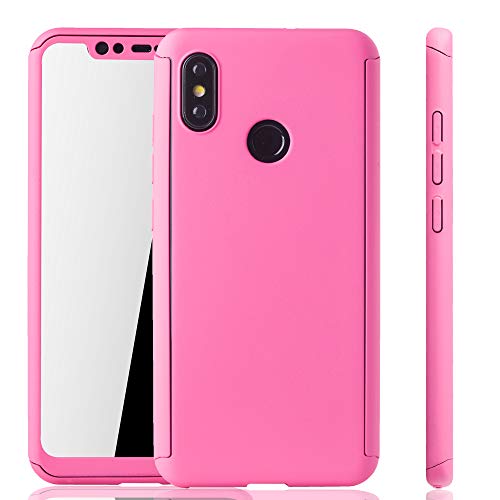 König Design Schutz-Case Kompatibel mit Xiaomi Mi 8 Hülle mit Panzerglas | Sturzsichere Full Cover Handyhülle in Pink König Design Schutz-Case Kompatibel mit Xiaomi Mi 8 Hülle mit Panzerglas | Sturzsichere Full Cover Handyhülle in Pink von König Design