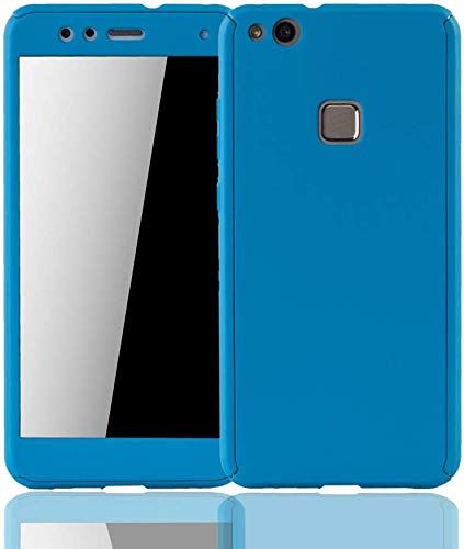König Design Schutz-Case geeignet für Huawei P10 Lite Hülle mit Panzerglas | Sturzsichere Full Cover Handyhülle in Blau König Design Schutz-Case geeignet für Huawei P10 Lite Hülle mit Panzerglas | Sturzsichere Full Cover Handyhülle in Blau von König Design