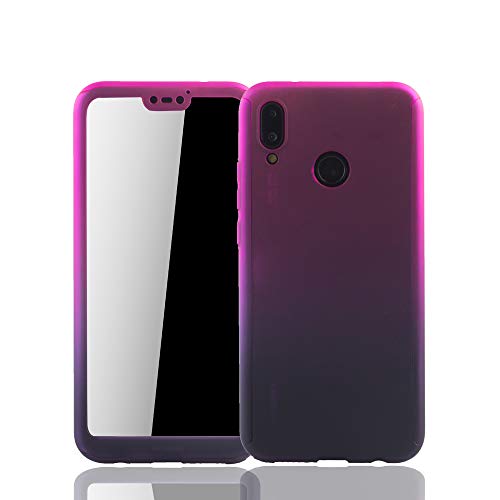 König Design Schutz-Case geeignet für Huawei P20 Lite Hülle mit Panzerglas | Sturzsichere Full Cover Handyhülle in Pink/Violett König Design Schutz-Case geeignet für Huawei P20 Lite Hülle mit Panzerglas | Sturzsichere Full Cover Handyhülle in Pink/Violett von König Design