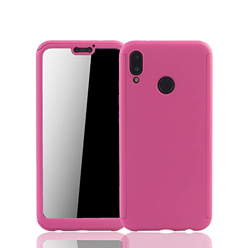König Design Schutz-Case geeignet für Huawei P20 Lite Hülle mit Panzerglas | Sturzsichere Full Cover Handyhülle in Pink König Design Schutz-Case geeignet für Huawei P20 Lite Hülle mit Panzerglas | Sturzsichere Full Cover Handyhülle in Pink von König Design
