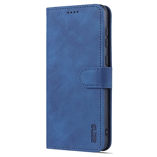 König Design Schutz Handy Hülle kompatibel für Samsung Galaxy A53 5G Case Cover Tasche Wallet 360 Grad Etuis Blau von König Design