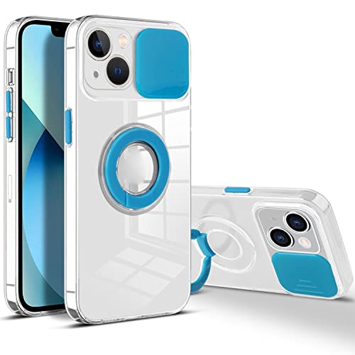 König Design Schutz Handy Hülle kompatibel mit Apple iPhone 13 Mini Case Cover Bumper Etuis Halter Himmelblau von König Design
