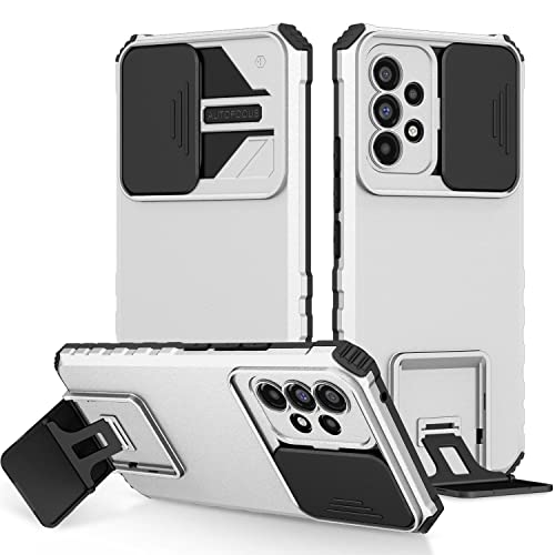 König Design Schutz Handy Hülle kompatibel mit Samsung Galaxy A53 5G Case Cover Tasche Etuis Bumper Weiß von König Design