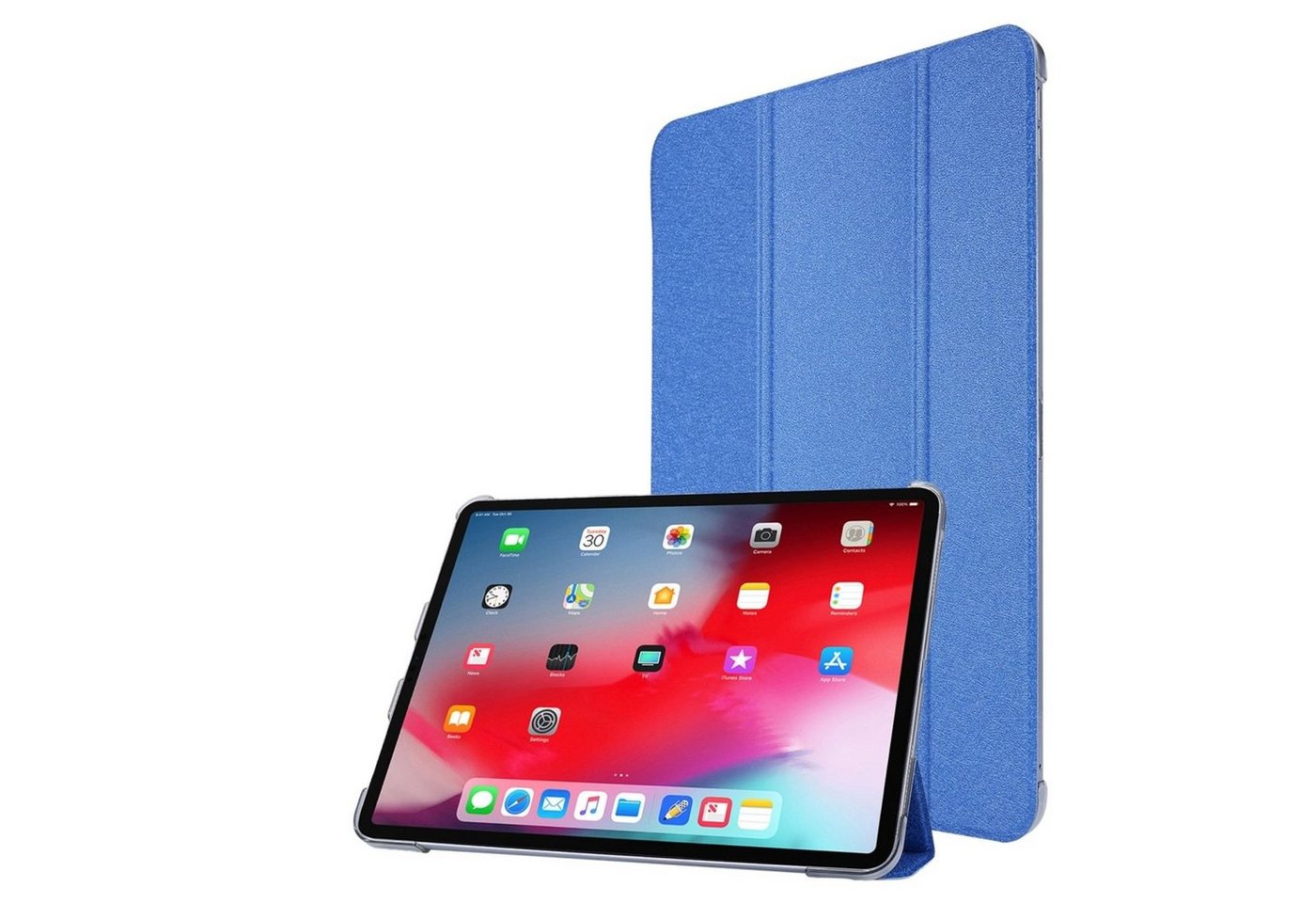 König Design Tablet-Hülle Apple iPad Pro 11 (2020), Schutzhülle für Apple iPad Pro 11 (2020) Tablethülle Schutztasche Cover Standfunktion Dunkelblau von König Design