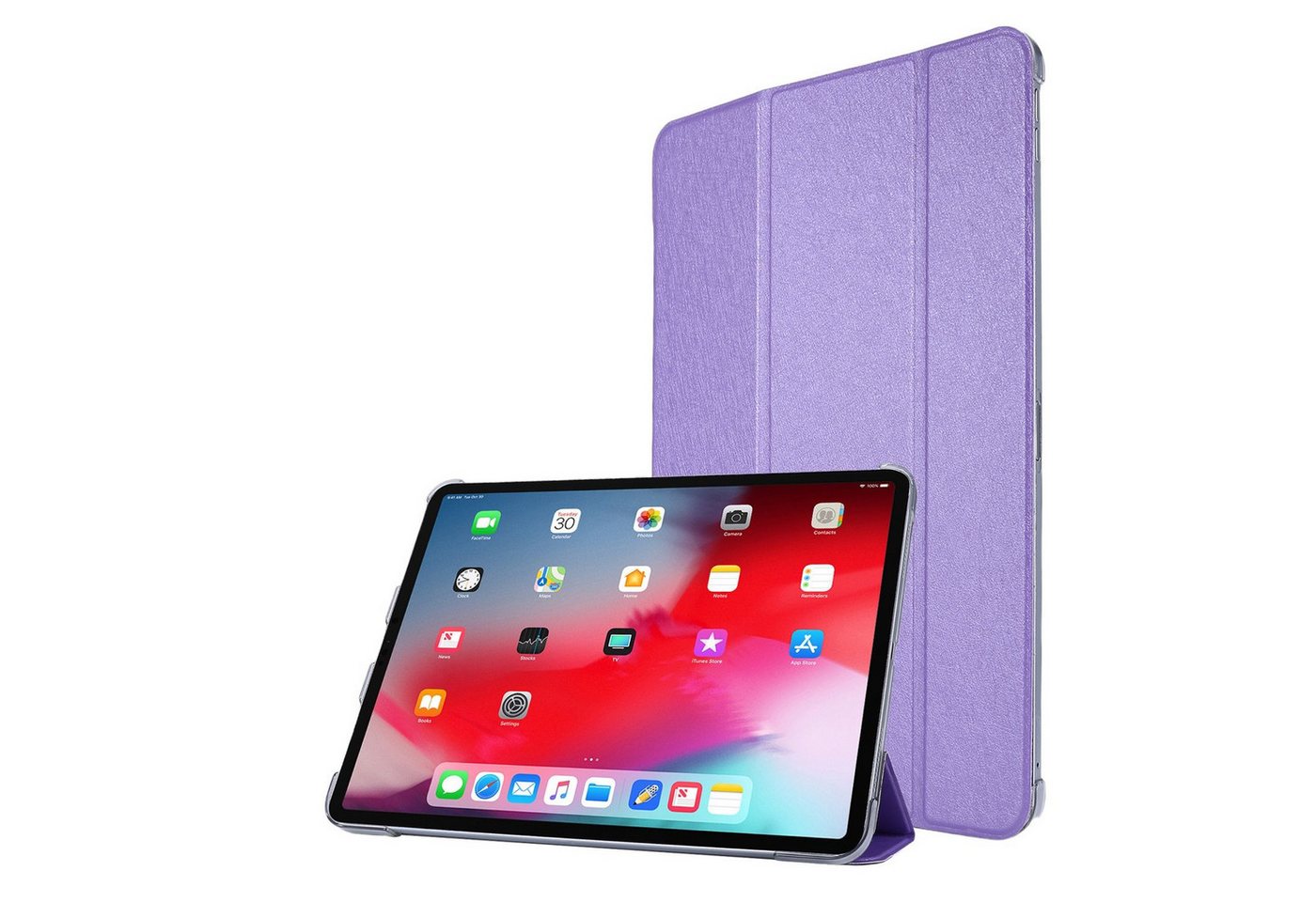 König Design Tablet-Hülle Apple iPad Pro 12.9 (2021), Schutzhülle für Apple iPad Pro 12.9 (2021) Tablethülle Schutztasche Cover Standfunktion Lila von König Design