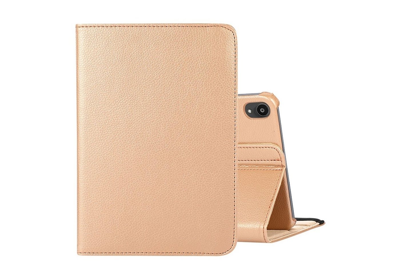 König Design Tablet-Hülle Apple iPad mini 6, Tablethülle für Apple iPad mini 6 Schutztasche Wallet Cover 360 Case Etuis von König Design