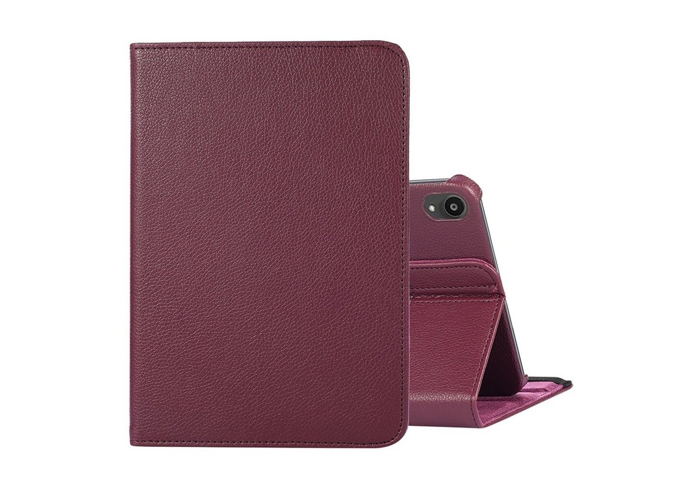 König Design Tablet-Hülle Apple iPad mini 6, Tablethülle für Apple iPad mini 6 Schutztasche Wallet Cover 360 Case Etuis von König Design