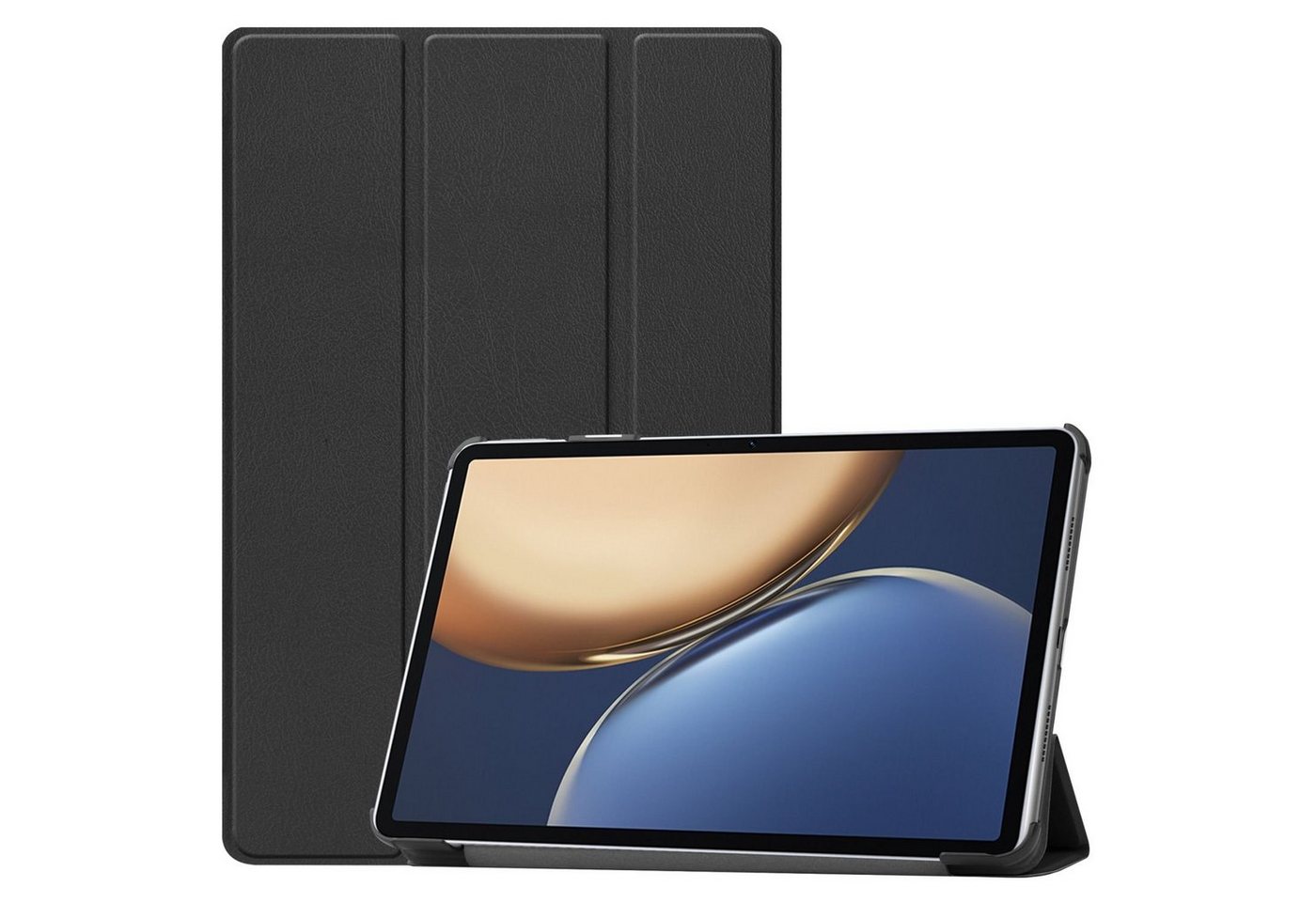 König Design Tablet-Hülle Huawei Honor Pad 7, Tablethülle für Huawei Honor Pad 7 Schutztasche Wallet Cover 360 Case Etuis Schwarz von König Design