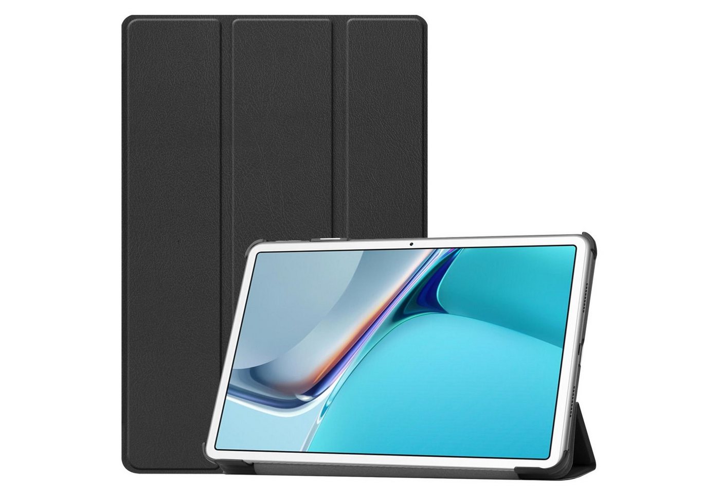 König Design Tablet-Hülle Huawei MatePad 11 2021, Tablethülle für Huawei MatePad 11 2021 Schutztasche Wallet Cover 360 Case Etuis Schwarz von König Design