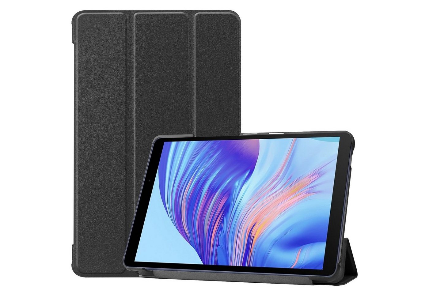 König Design Tablet-Hülle Huawei MatePad T8, Tablethülle für Huawei MatePad T8 Schutztasche Wallet Cover 360 Case Etuis Schwarz von König Design