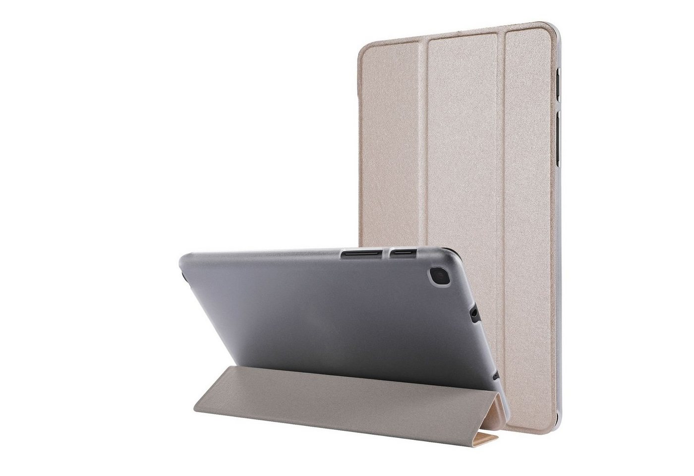 König Design Tablet-Hülle Samsung Galaxy Tab A7 Lite, Schutzhülle für Samsung Galaxy Tab A7 Lite Tablethülle Schutztasche Cover Standfunktion Gold von König Design