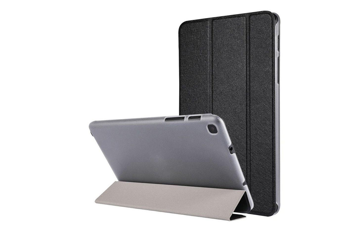 König Design Tablet-Hülle Samsung Galaxy Tab A7 Lite, Schutzhülle für Samsung Galaxy Tab A7 Lite Tablethülle Schutztasche Cover Standfunktion Schwarz von König Design