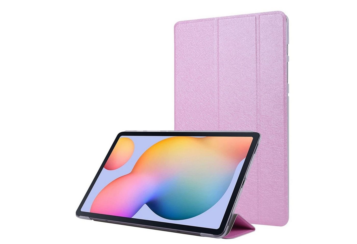 König Design Tablet-Hülle Samsung Galaxy Tab S7, Schutzhülle für Samsung Galaxy Tab S7 Tablethülle Schutztasche Cover Standfunktion Rosa von König Design